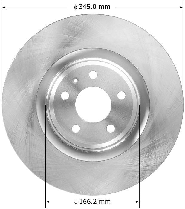 BENDIX PREMIUM DRUM AND ROTOR Disc Brake Rotor PRT5994