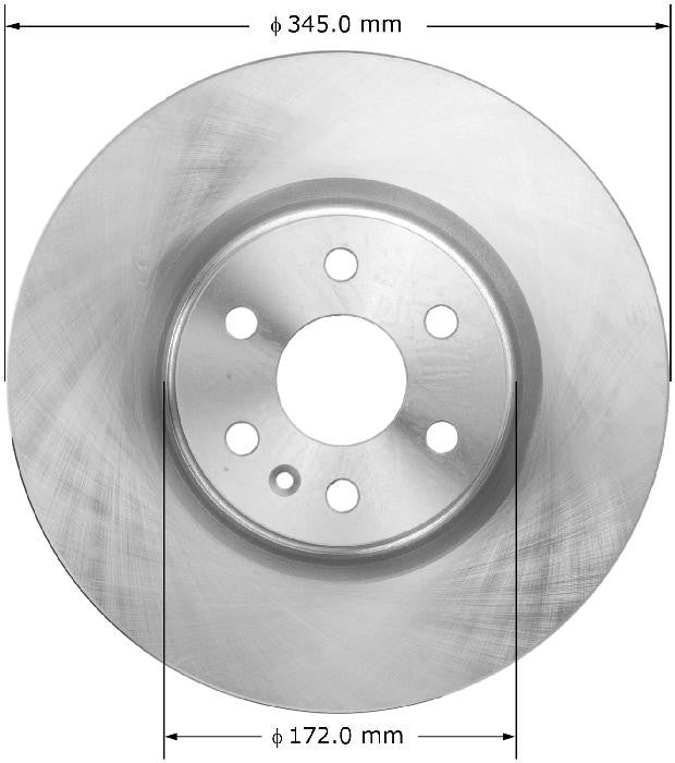 BENDIX PREMIUM DRUM AND ROTOR Disc Brake Rotor PRT5995
