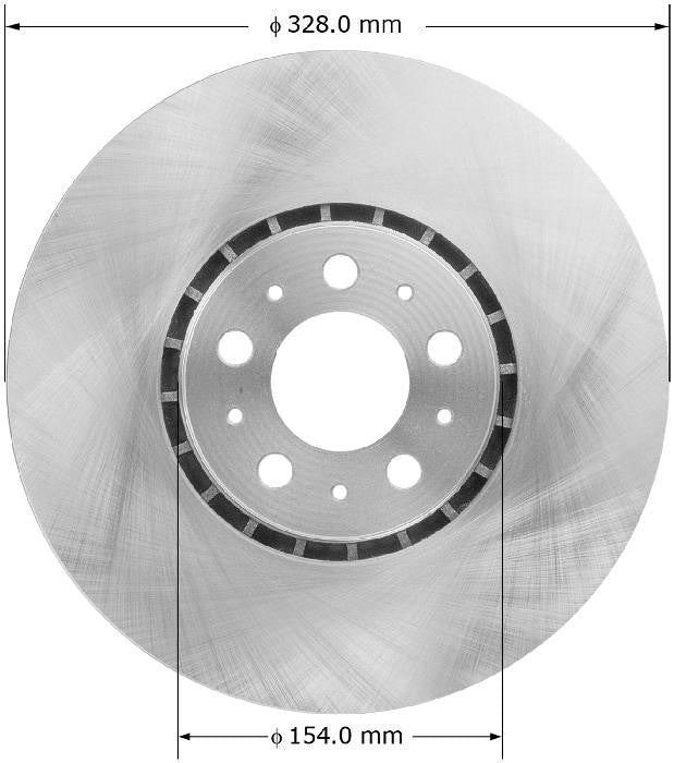 BENDIX PREMIUM DRUM AND ROTOR Disc Brake Rotor PRT6011