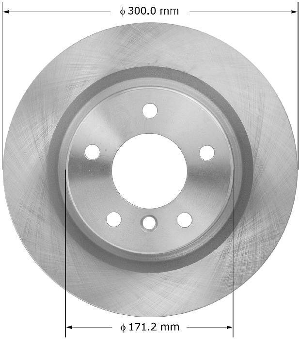 BENDIX PREMIUM DRUM AND ROTOR Disc Brake Rotor PRT6046