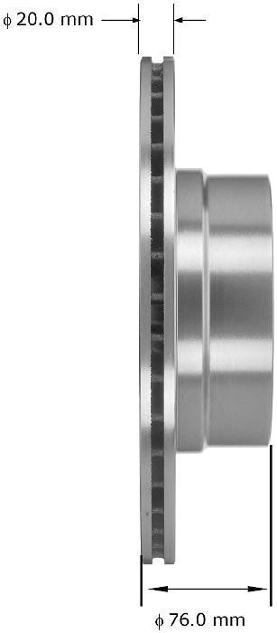 BENDIX PREMIUM DRUM AND ROTOR Disc Brake Rotor PRT6046