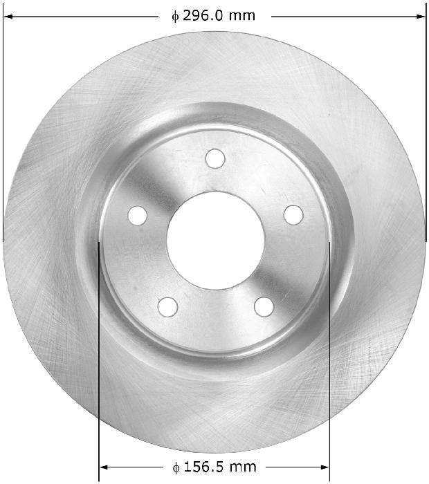 BENDIX PREMIUM DRUM AND ROTOR Disc Brake Rotor PRT6105