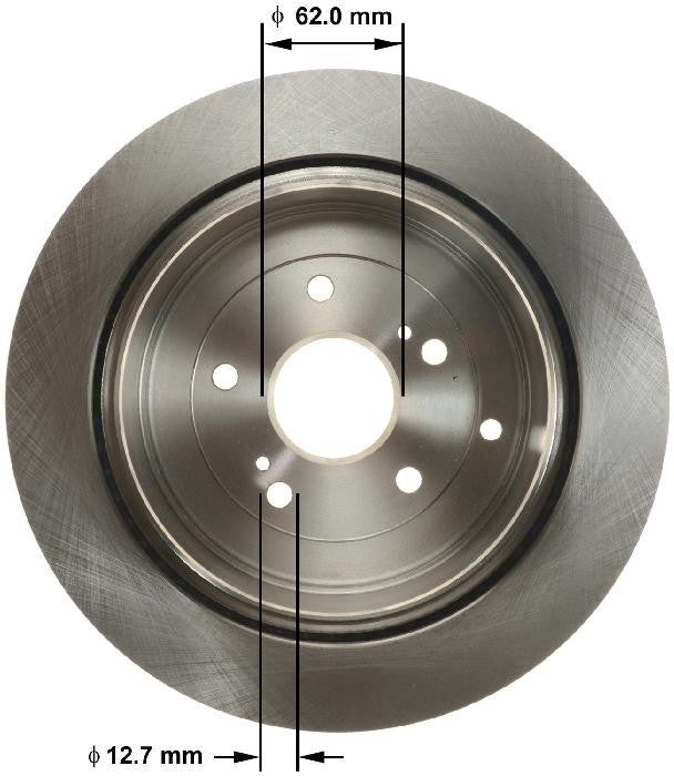 BENDIX PREMIUM DRUM AND ROTOR Disc Brake Rotor PRT6141