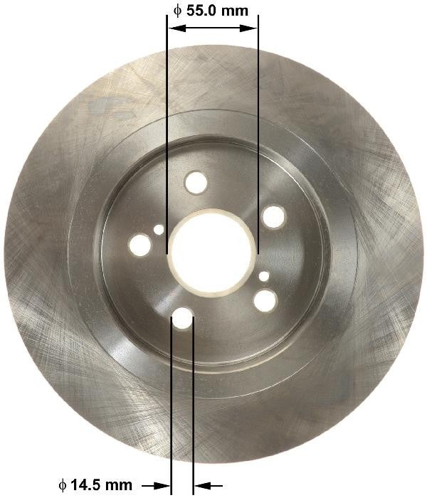 BENDIX PREMIUM DRUM AND ROTOR Disc Brake Rotor PRT6142