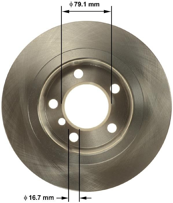 BENDIX PREMIUM DRUM AND ROTOR Disc Brake Rotor PRT6161