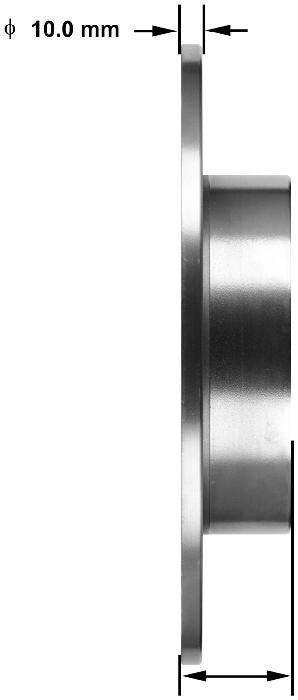 BENDIX PREMIUM DRUM AND ROTOR Disc Brake Rotor PRT6161