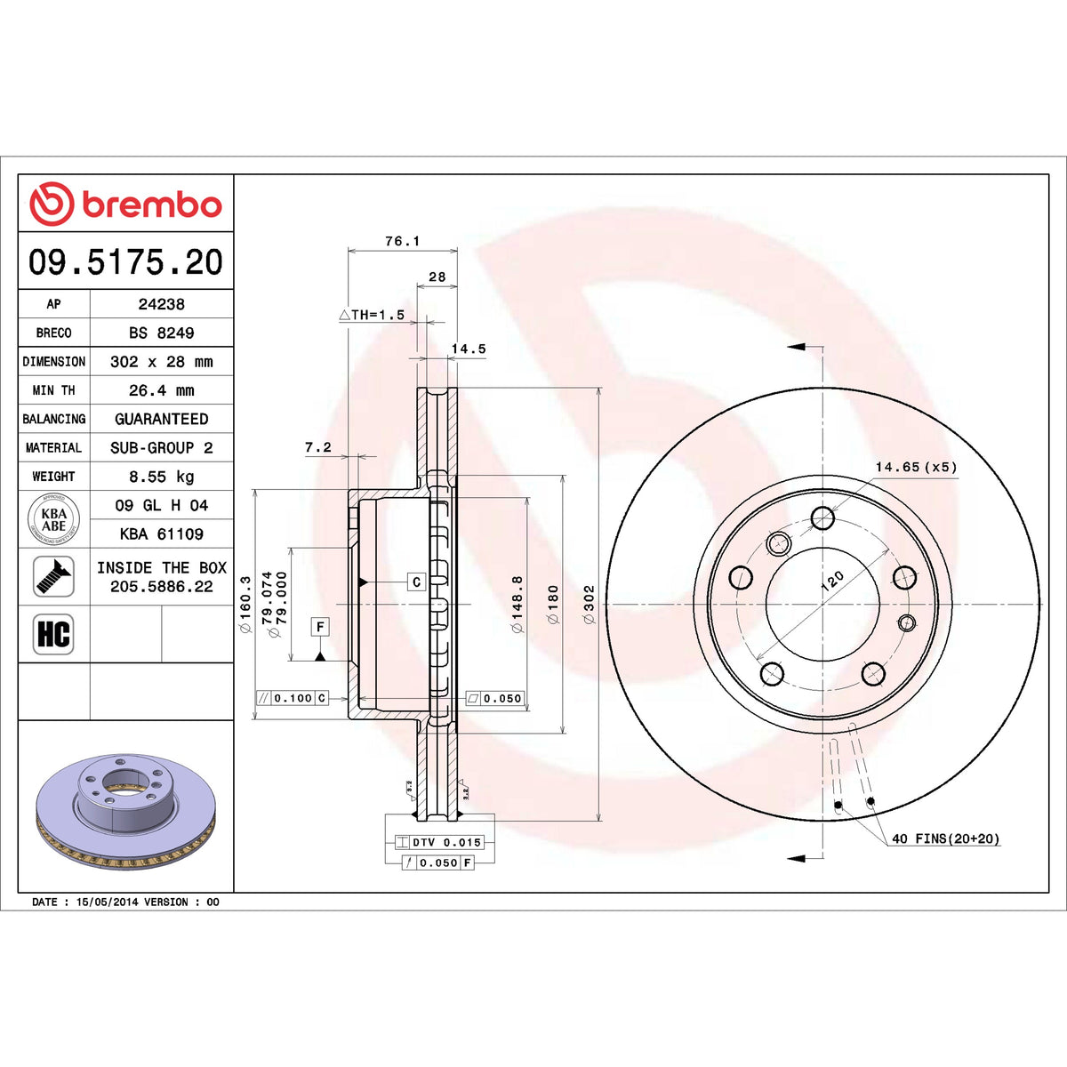 Brembo 09.5175.20