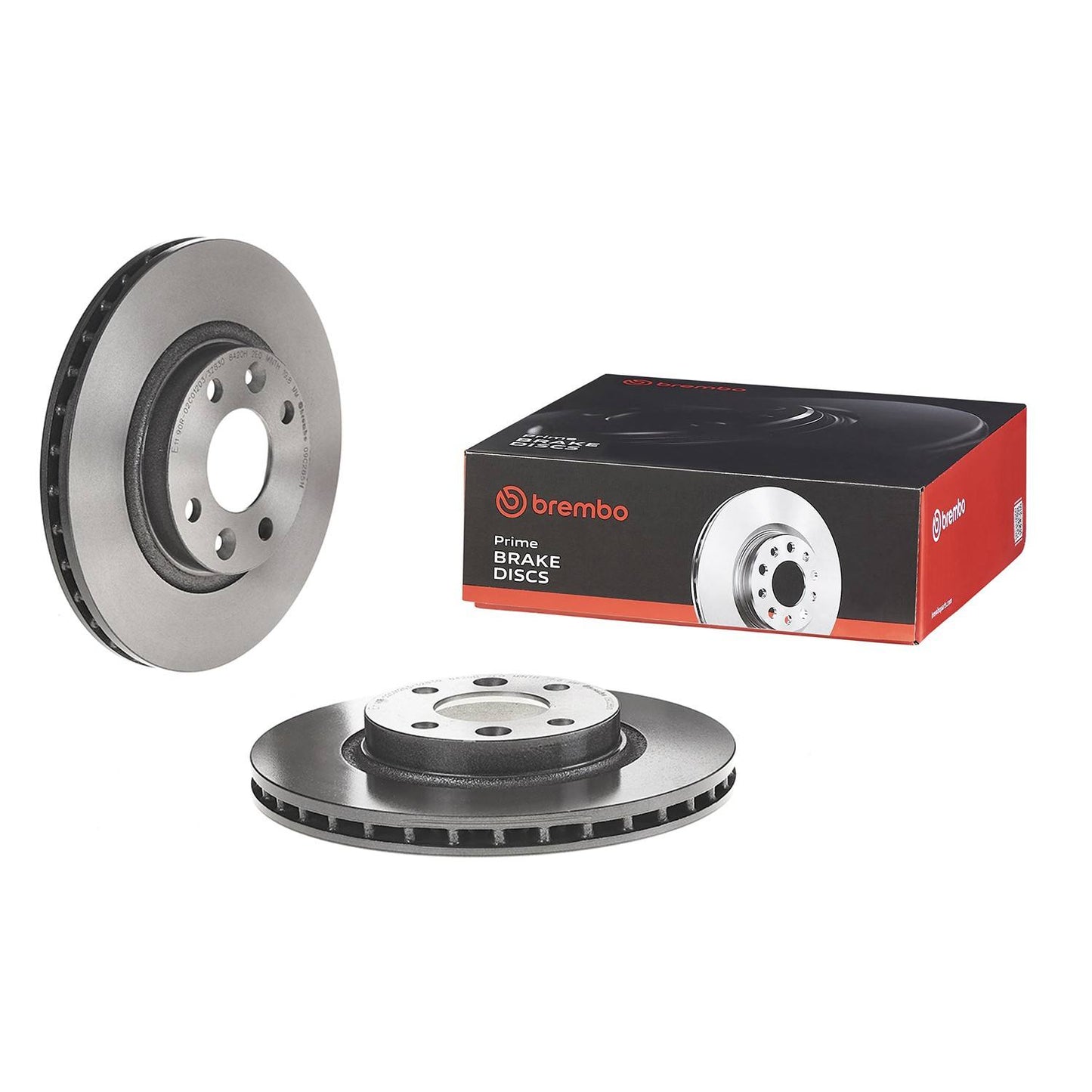 Brembo OE Brembo 20119 Smart EQ fortwo/16-18 Fortwo Front Premium UV Coated OE Equivalent Rotor 09.C285.11