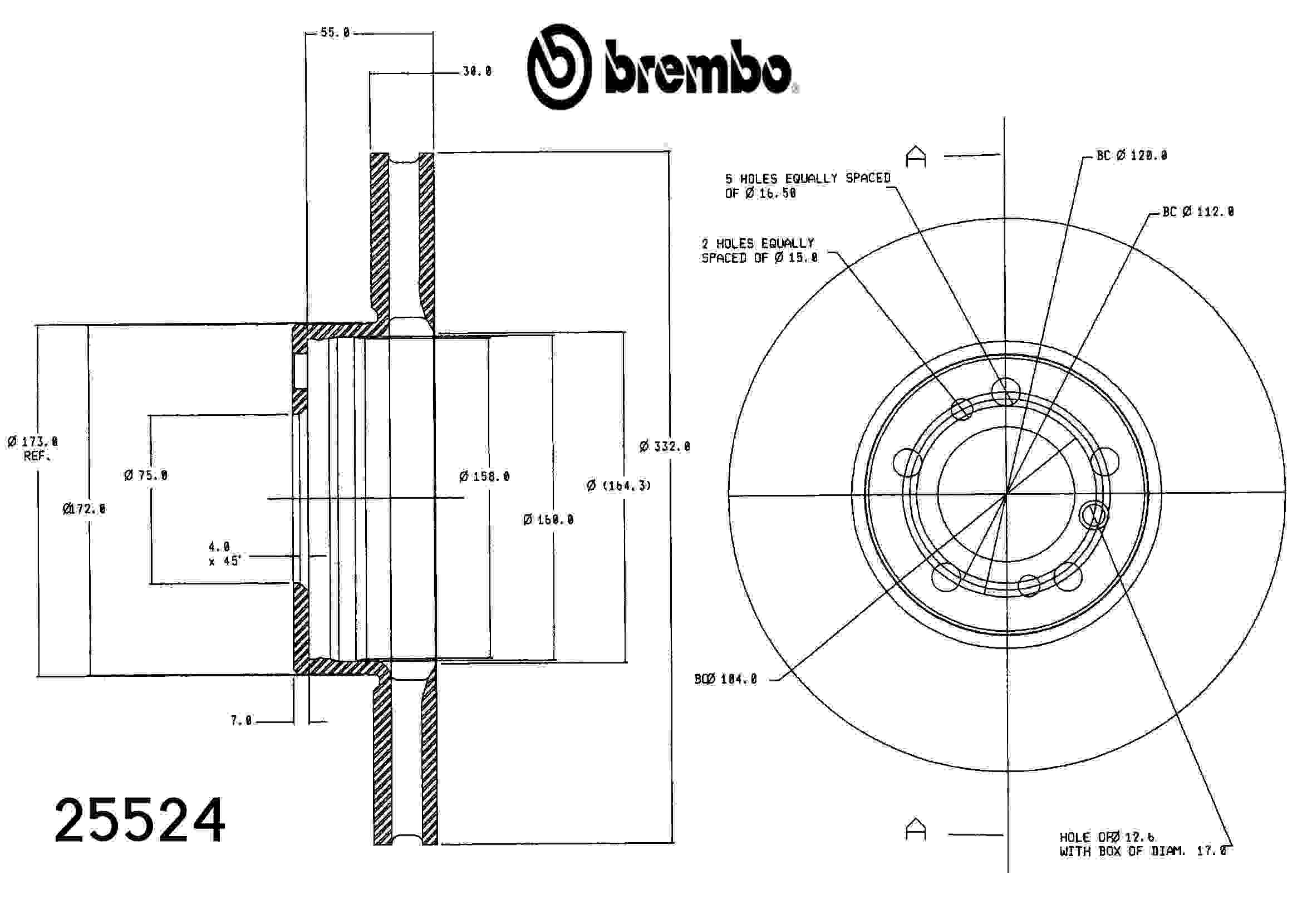 Brembo Disc Brake Rotor