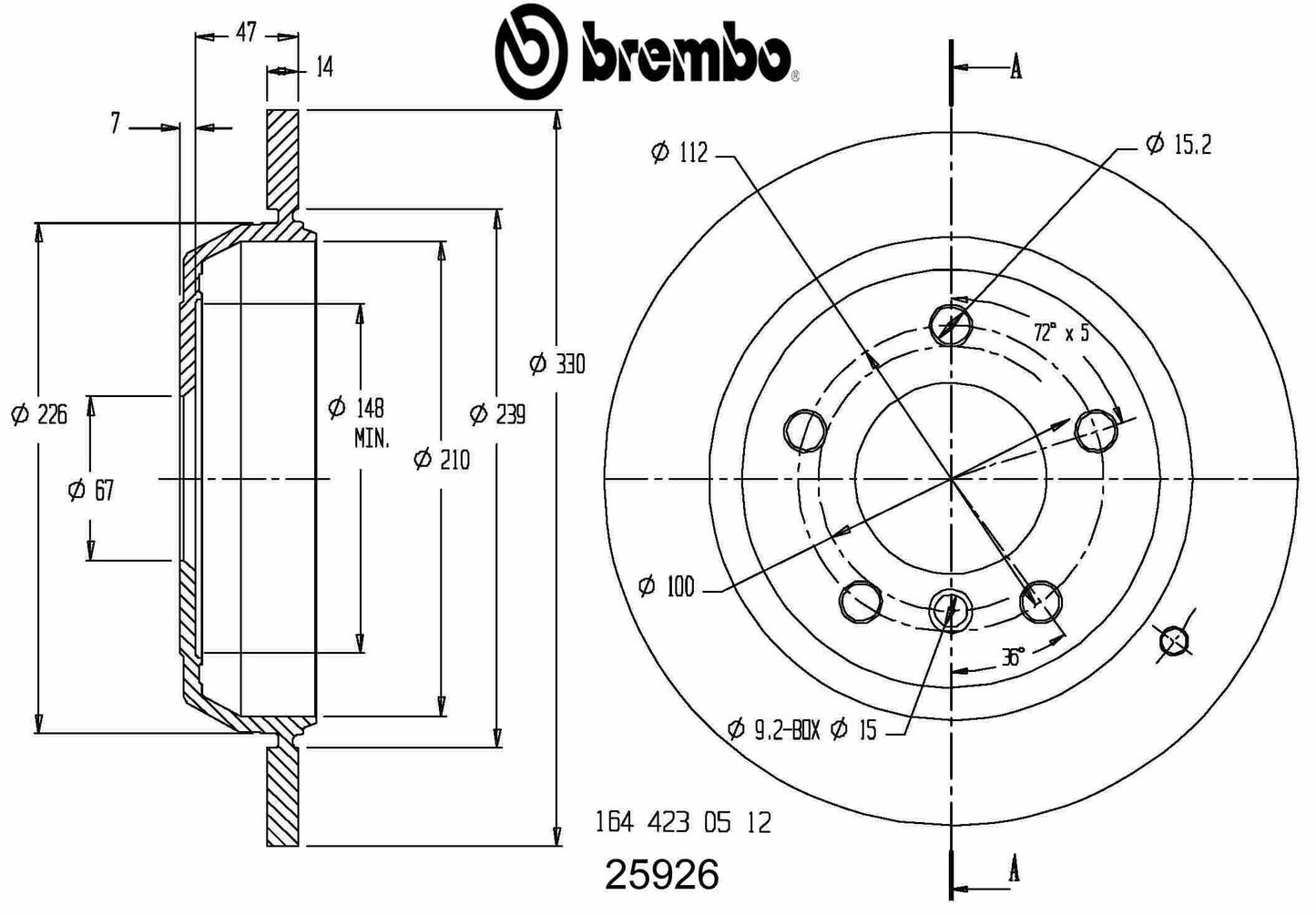 Brembo Disc Brake Rotor