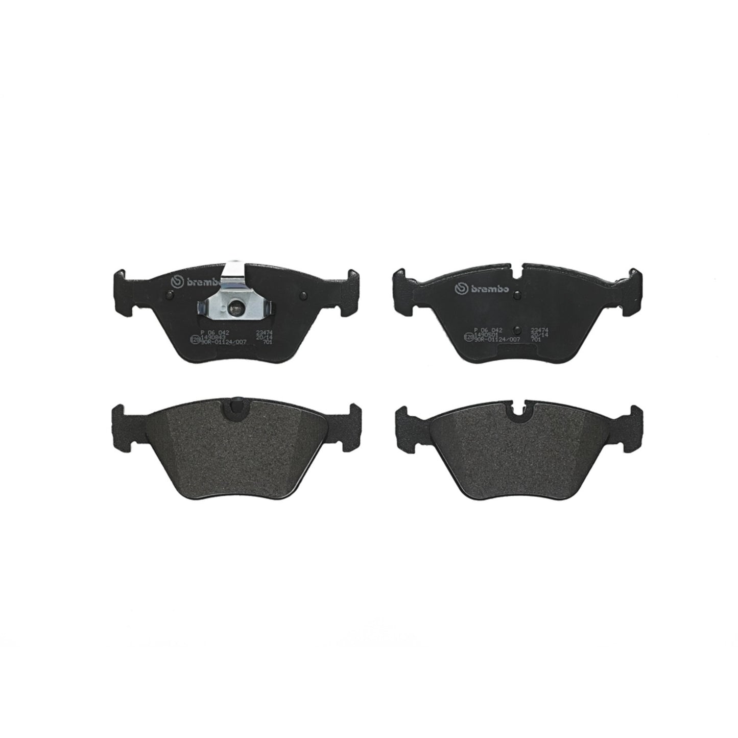 Brembo OE Brembo 03-06 BMW M3/06-08 Z4 Front Premium Low-Met OE Equivalent Pad P06042