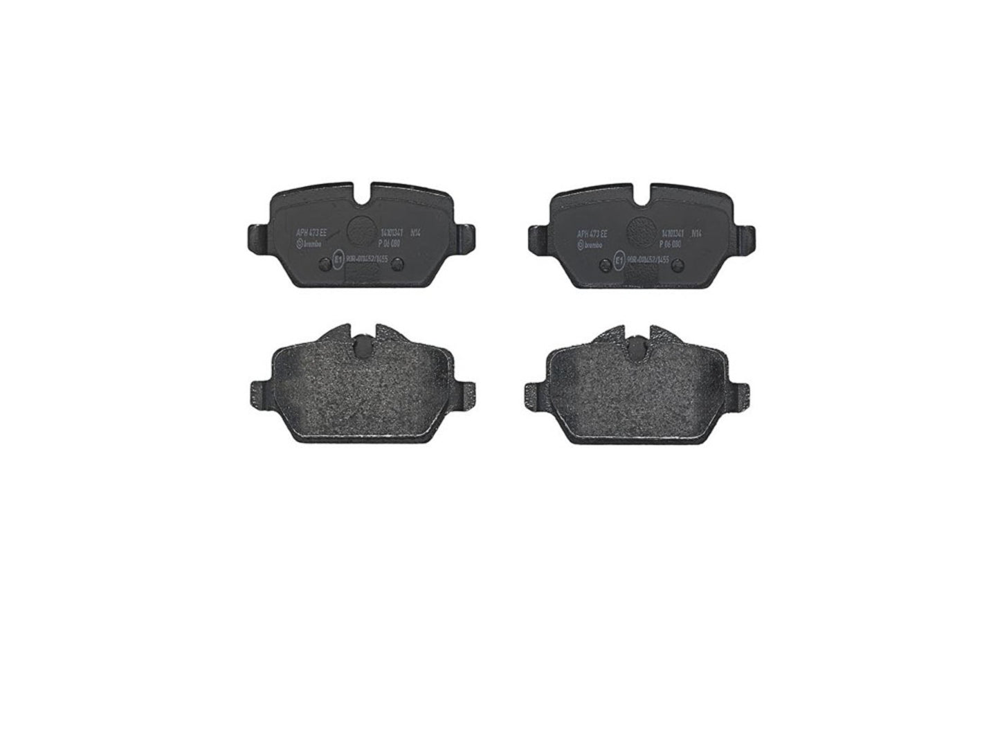 Brembo OE Brembo 11-16 Mini Cooper Countryman/13-16 Cooper Paceman Rear Premium Low-Met OE Equivalent Pad P06080