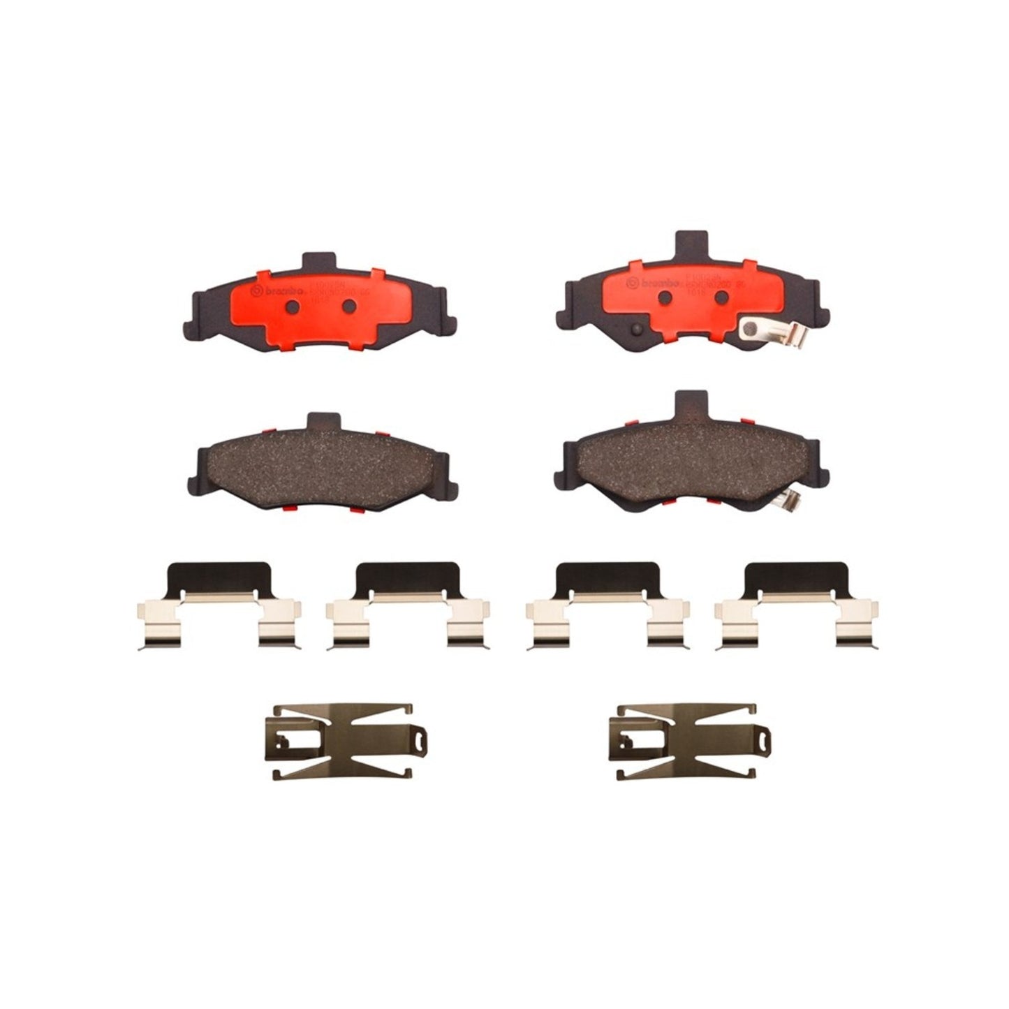 Brembo OE Brembo 98-02 Chevrolet Camaro/98-02 Pontiac Firebird Rear Premium NAO Ceramic OE Equivalent Pad P10025N
