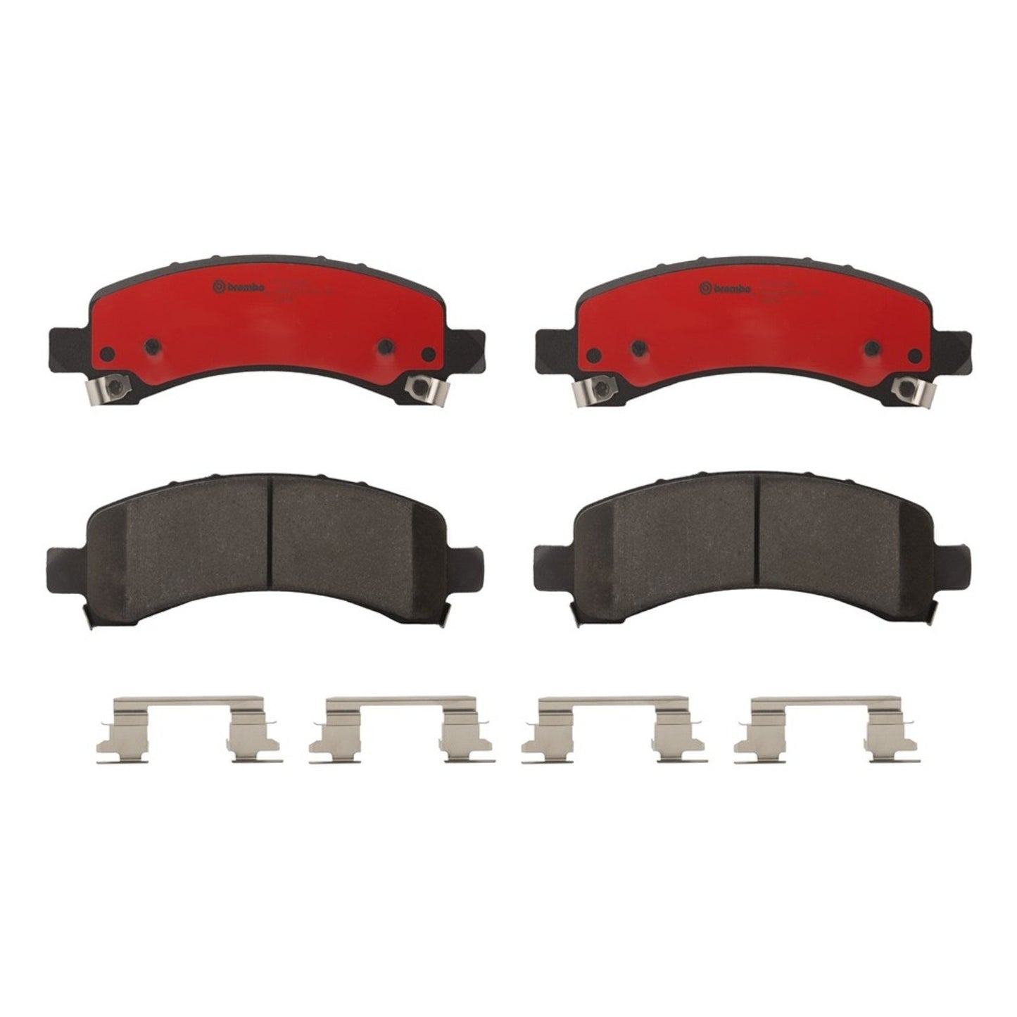 Brembo OE Brembo 03-17 Chevy Express 2500/03-17 Savana 3500 Rear Premium NAO Ceramic OE Equivalent Pad P10048N