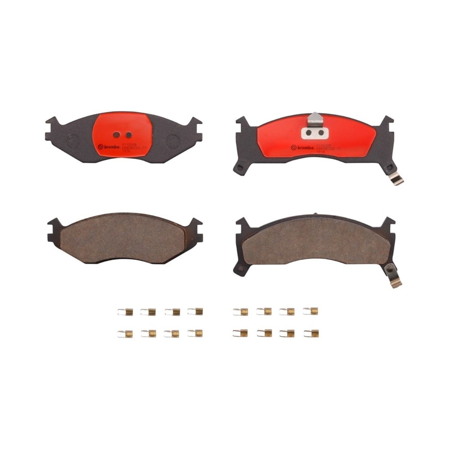 Brembo OE Brembo 1995 Grand Voyager/91-94 Sundance/91-93 Voyager/1995 Voyager Front NAO Brake Pad P11006N