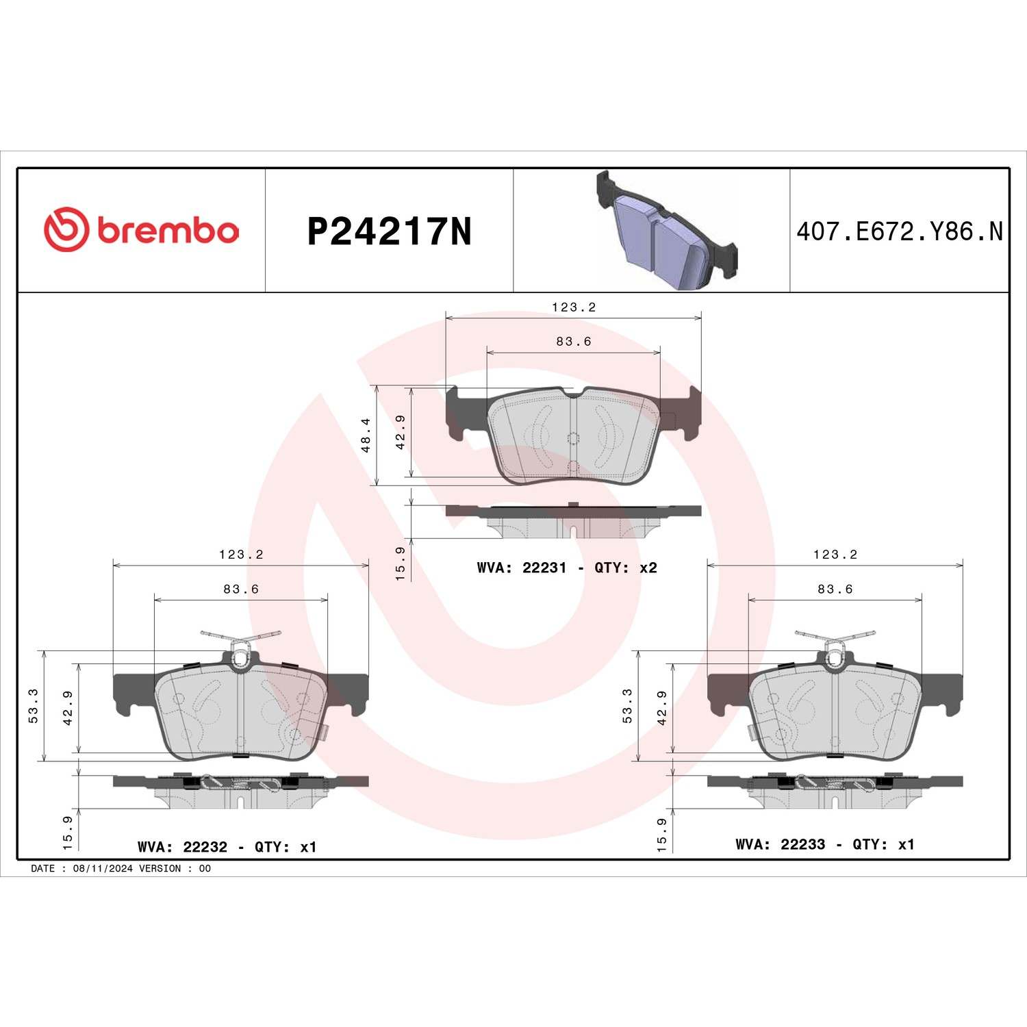Brembo P24217N