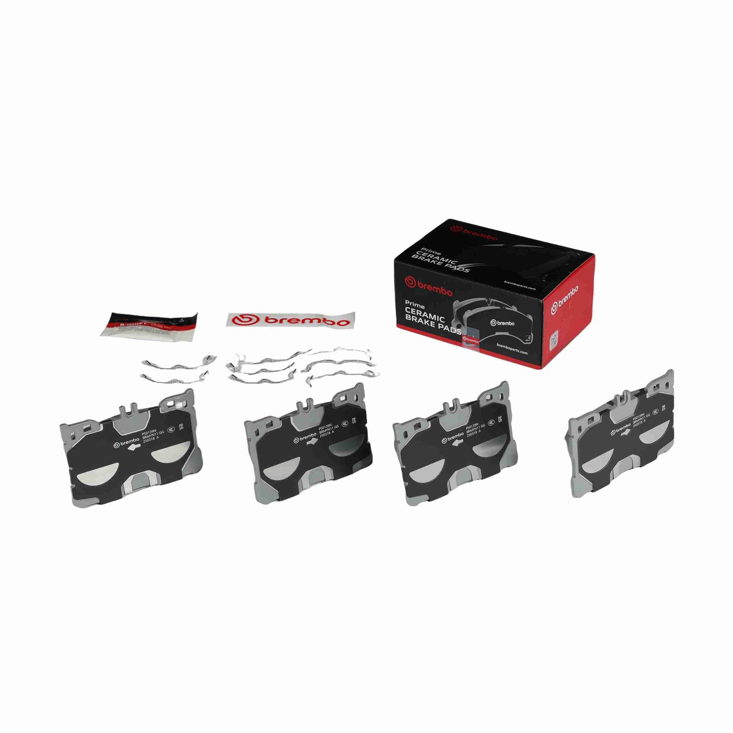 Brembo OE Brembo 17-20 Mercedes-Benz C43 AMG Premium NAO Ceramic OE Equivalent Pad - Front P50139N