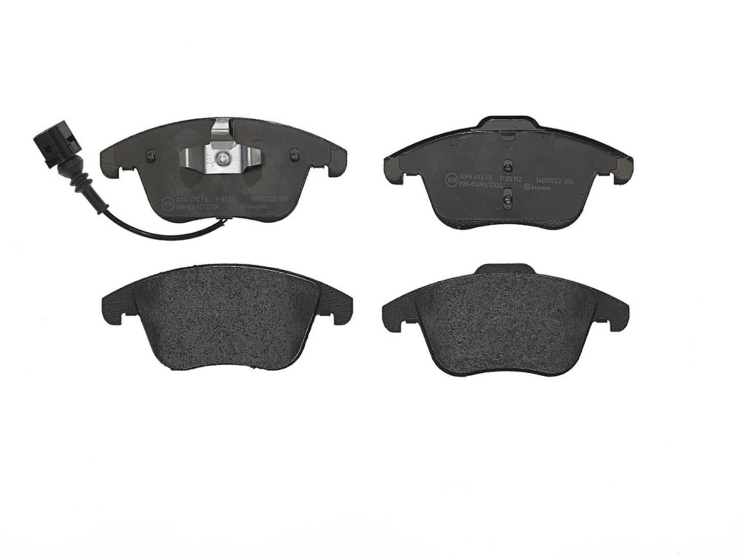 Brembo OE Brembo 17-18 Volkswagen Passat/Tiguan/ Audi Q3/Q3 Quattro Front Low-Met Brake Pad P85112