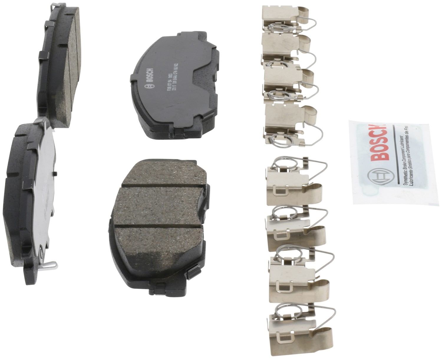 Bosch Disc Brake Pad Set top view frsport BC2185
