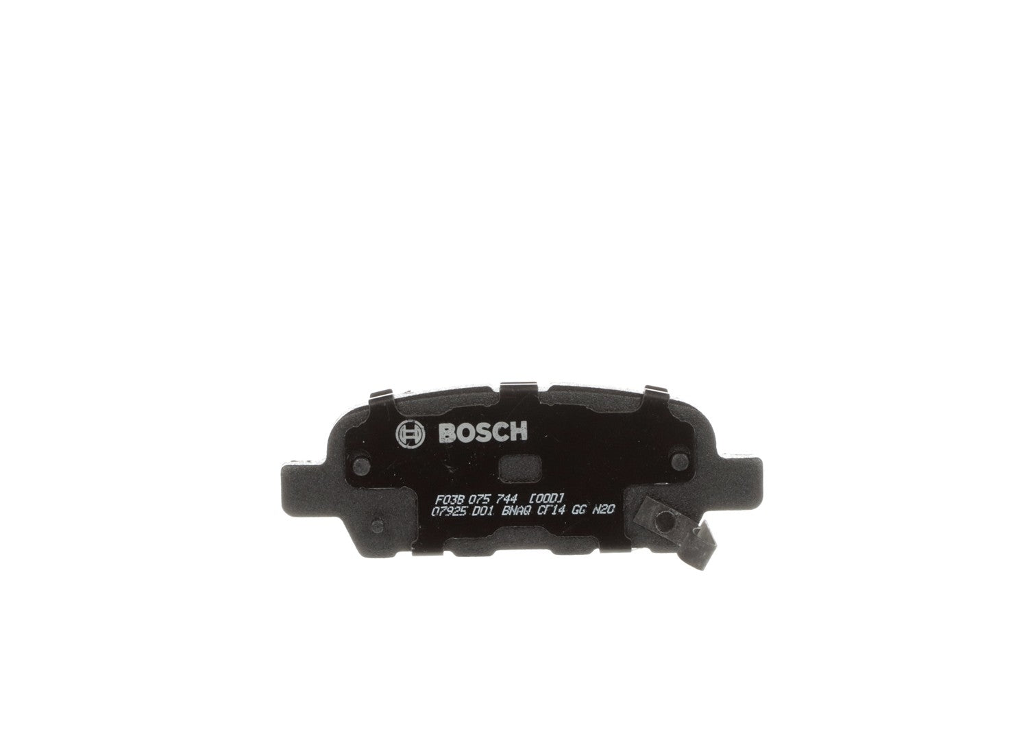 Bosch Disc Brake Pad Set top view frsport BP1688