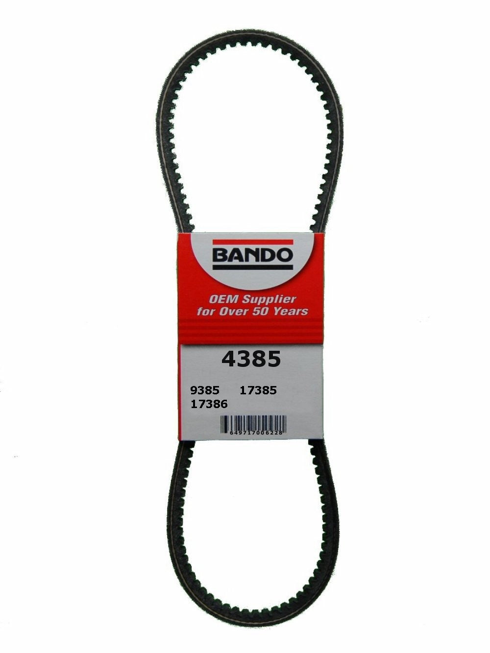 Bando RPF Precision Engineered Raw Edge Cogged V-Belt 4385