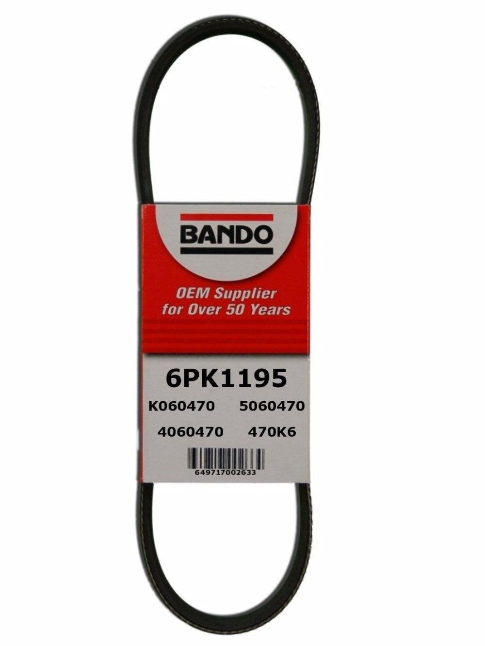 Bando Accessory Drive Belt 6PK1195