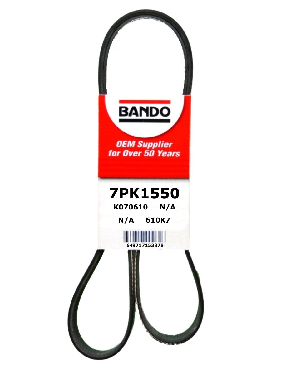 Bando Accessory Drive Belt 7PK1550