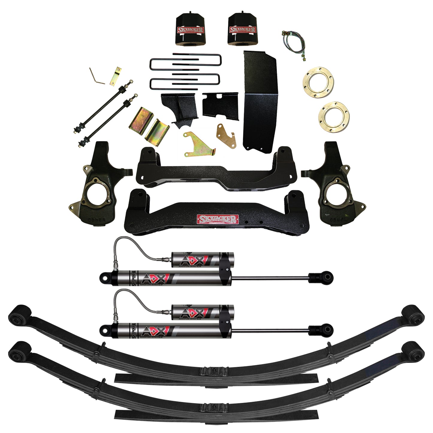 Skyjacker 14-18 GMC Silverado 1500 6-7in Suspension Lift System W/ ADX 2.0 Remote Reservoir Shocks C14660APKS-X