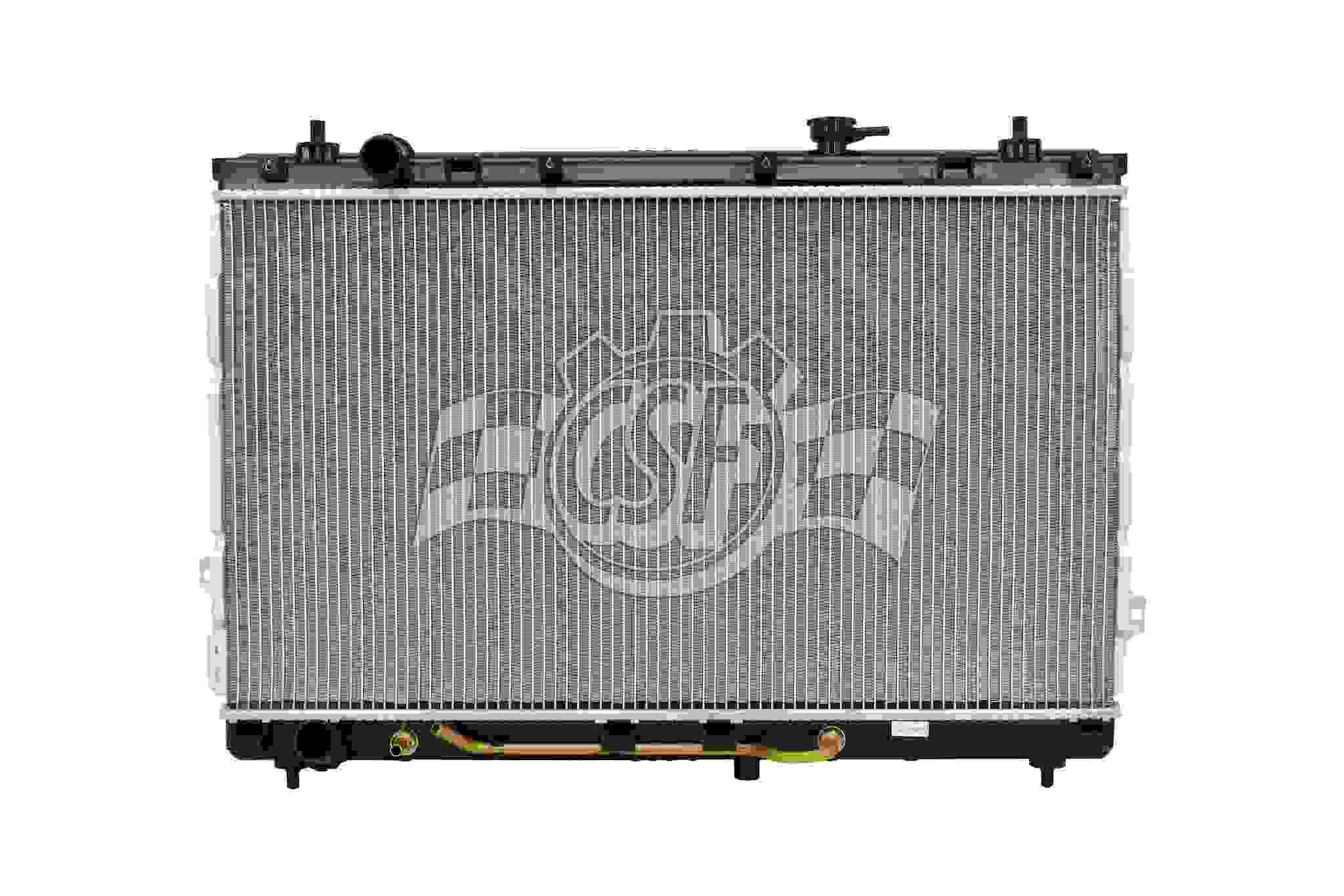 CSF 11-14 Kia Sedona 3.5L OEM Plastic Radiator 3492