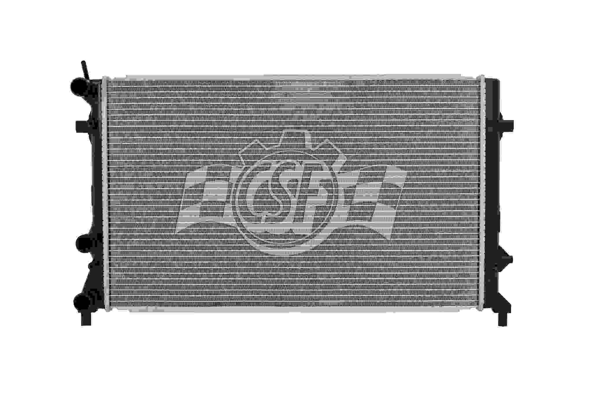 CSF 11-18 Volkswagen Jetta 2.0L OEM Plastic Radiator 3563