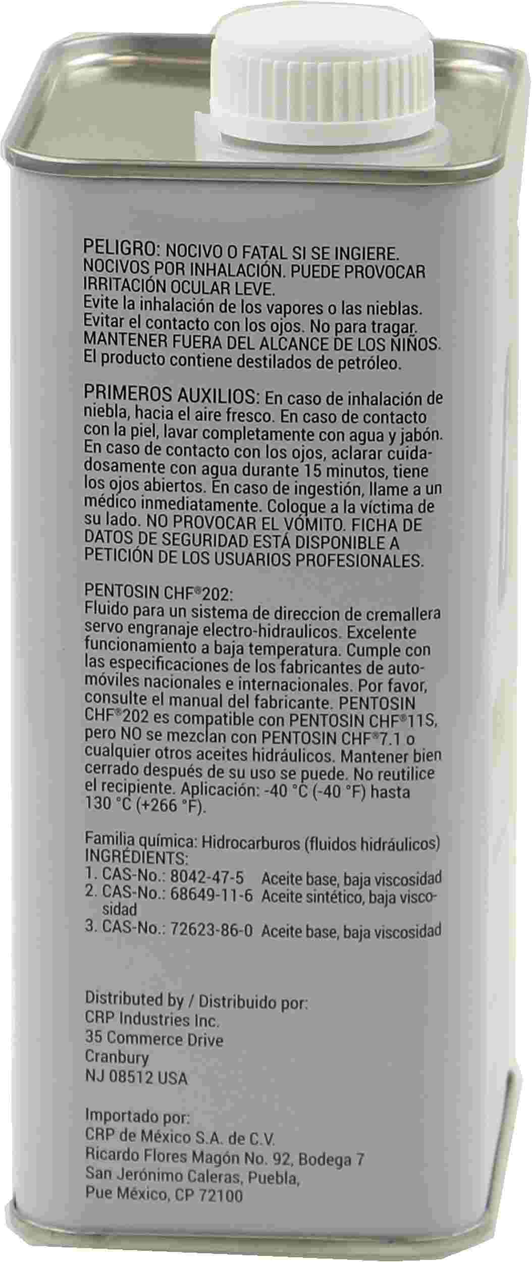 Pentosin Convertible Top Hydraulic Pump Fluid 8403107