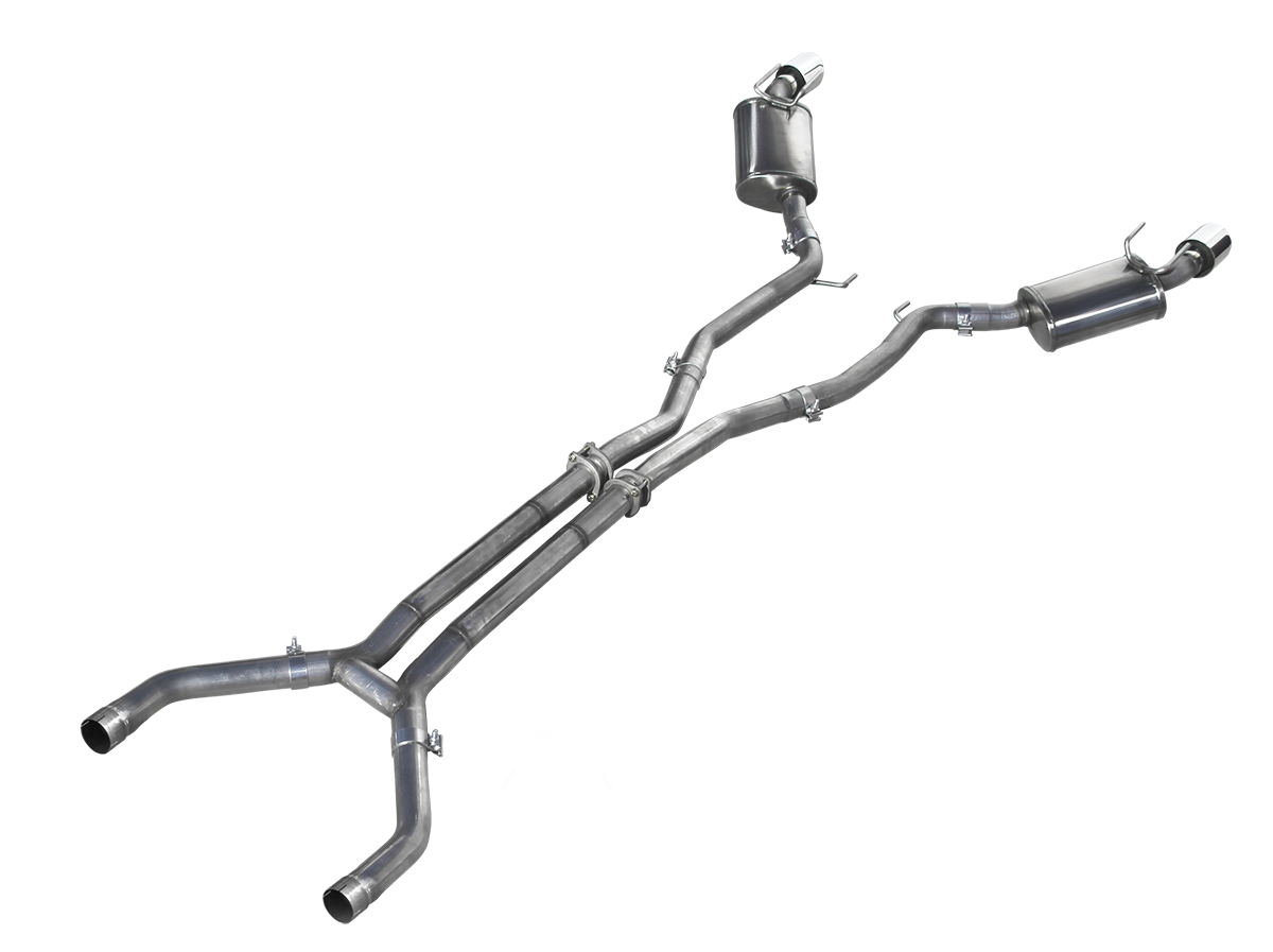 ARH Camaro V6 2010-UP Full Catback w/ Stainless Steel Tips (DIRECT FIT TO STOCK CATS)