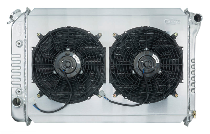 COLD CASE RADIATORS 71-73 Mustang Radiator AT 26in Dual 12in Fans Heating and Cooling Radiators main image