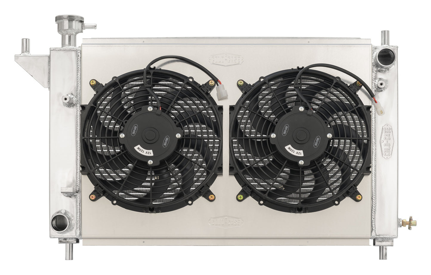 COLD CASE RADIATORS 94-96 Mustang Radiator w/12in Dual Fans Kit Heating and Cooling Radiators main image
