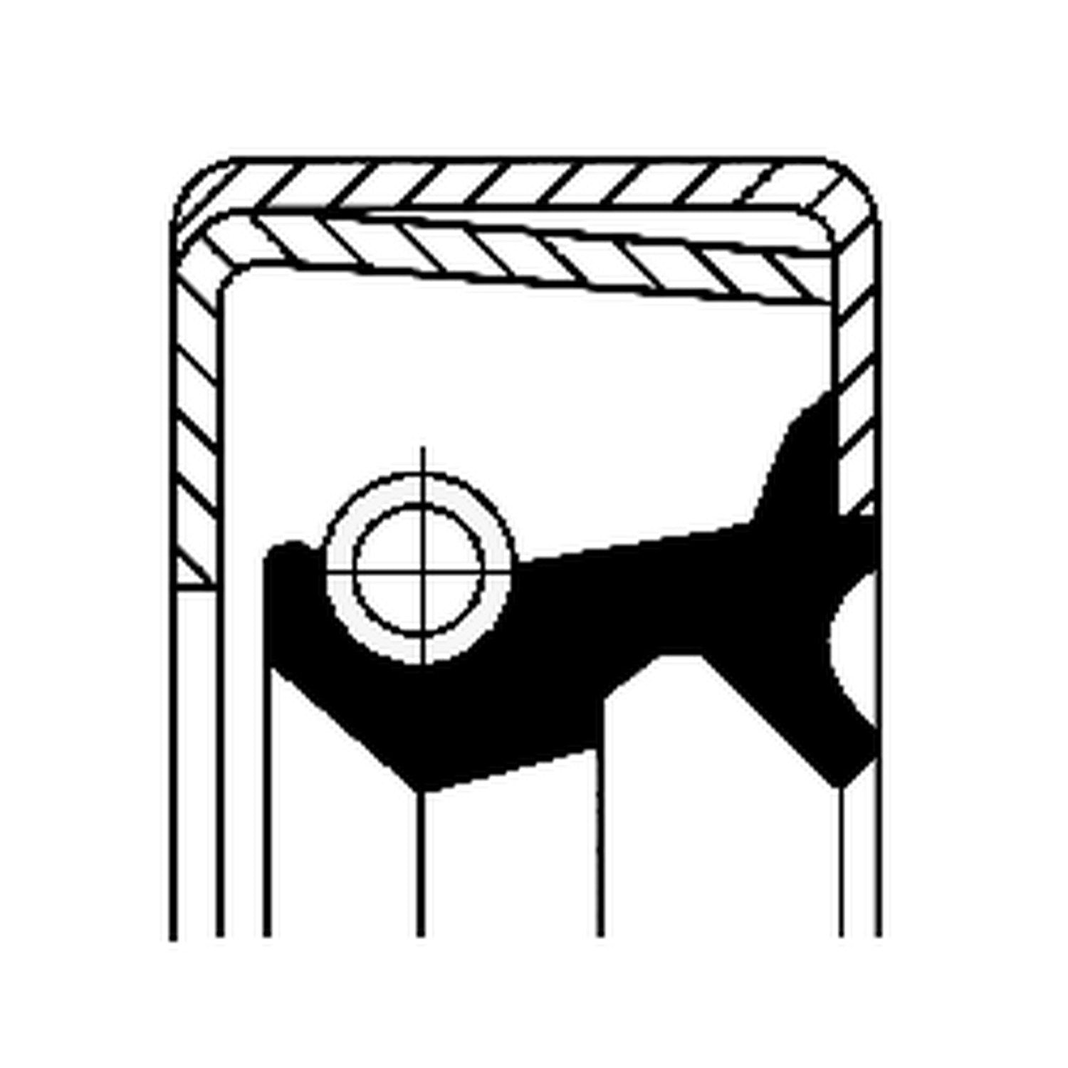 Corteco Drive Axle Shaft Seal 12012696B