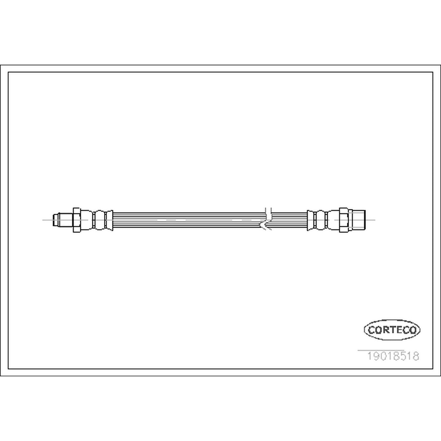 Corteco Brake Hydraulic Hose