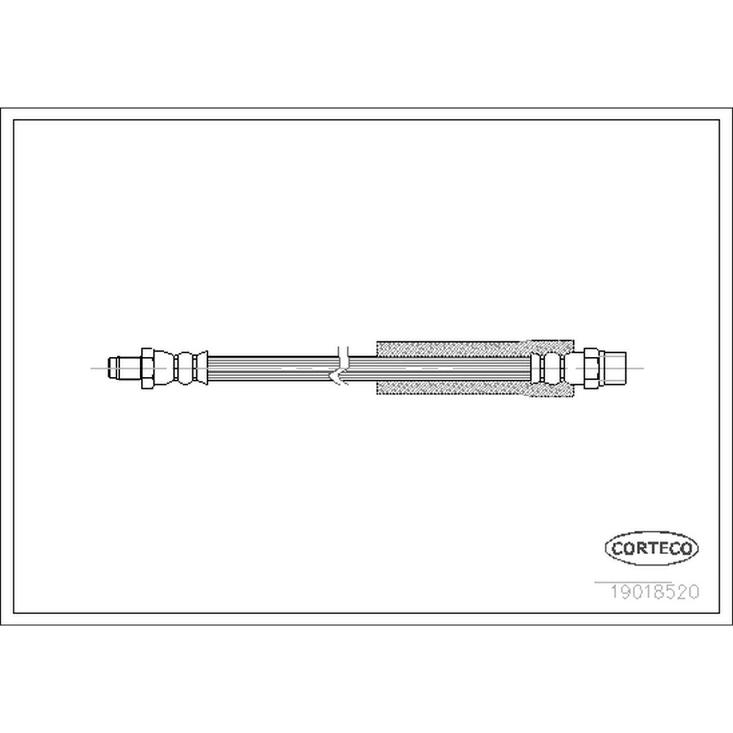 Corteco Brake Hydraulic Hose