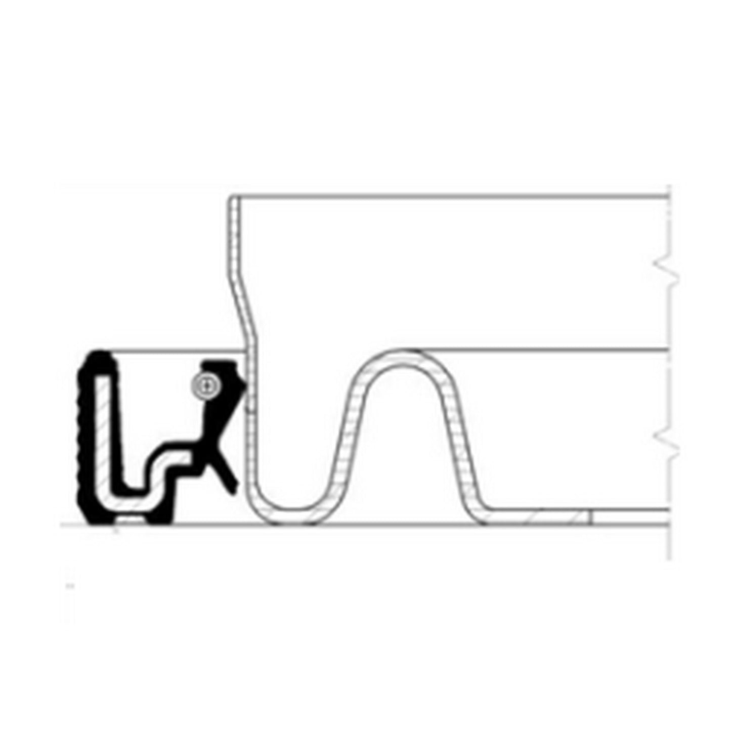 Corteco Engine Crankshaft Seal 20019546B