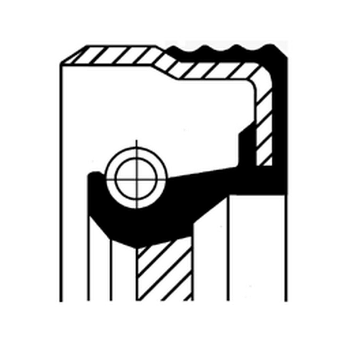 Corteco Engine Crankshaft Seal 82020045