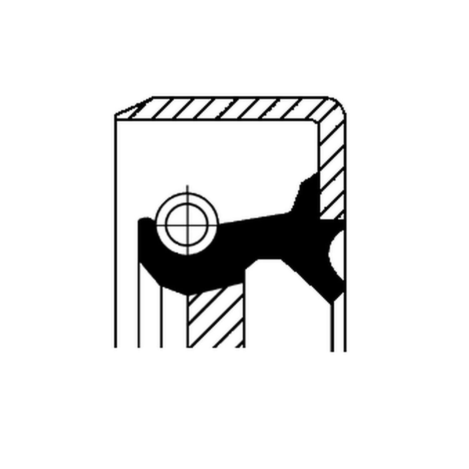 Corteco Manual Transmission Manual Shaft Seal 82034104