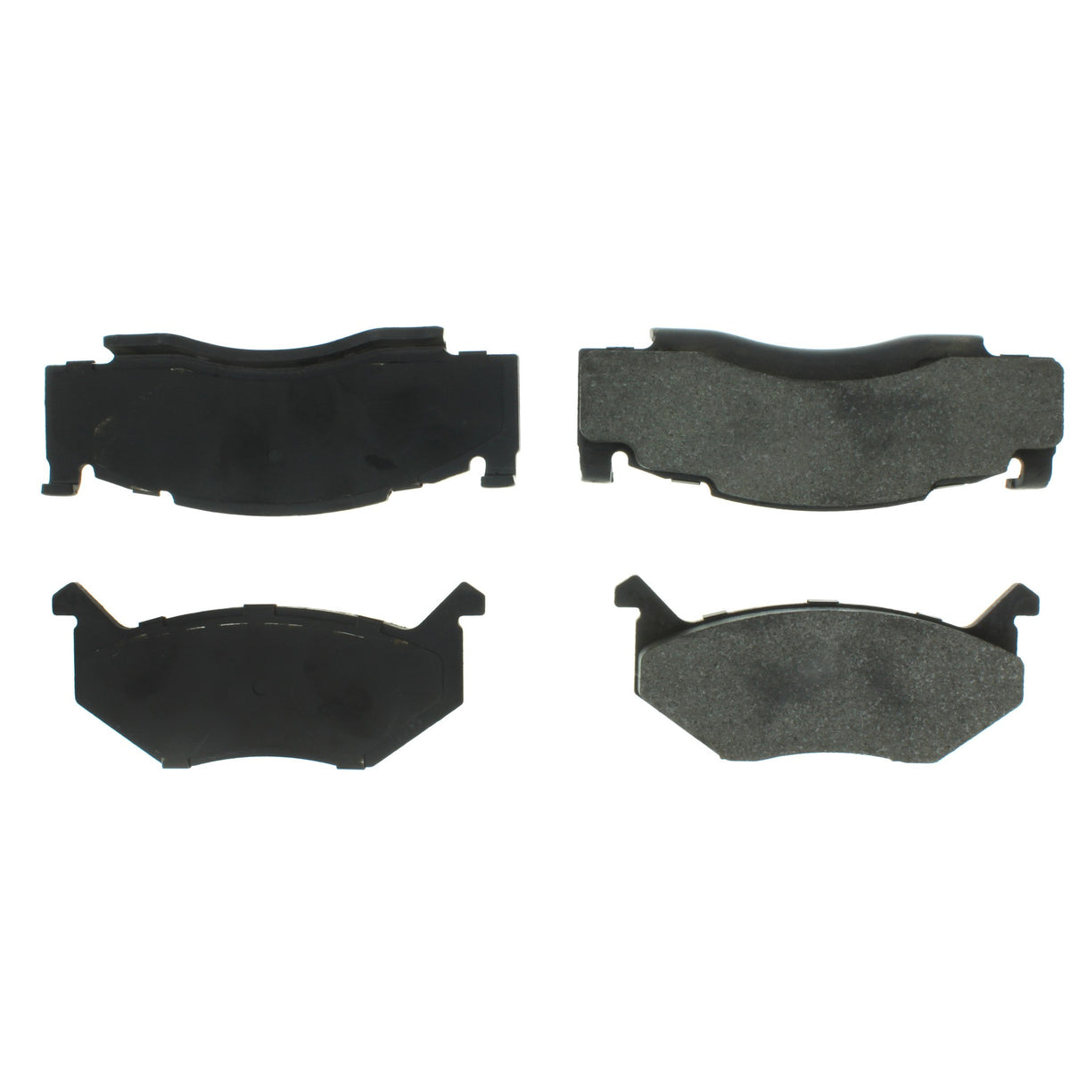 Centric Parts Disc Brake Pad Set Shimmed for Noise Reduction with Semi-Metallic Compounds 102.00840