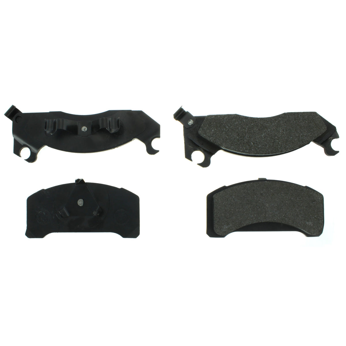 Centric Parts Disc Brake Pad Set Semi-Metallic with Shims for 1982-1993 Ford Fairmont Mustang Thunderbird Mercury Capri Cougar Marquis Zephyr 102.03100