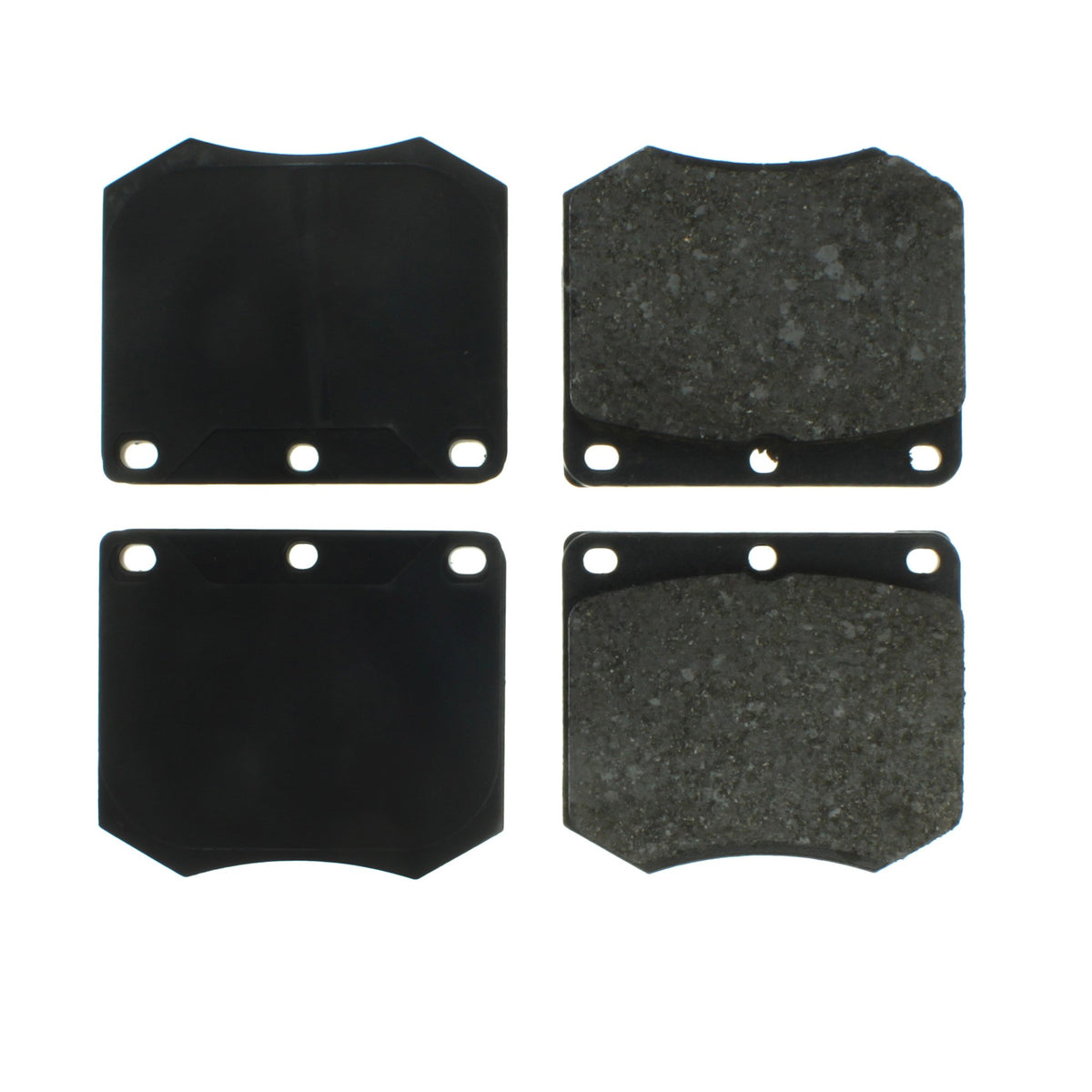 Centric Parts Disc Brake Pad Set with Semi-Metallic compounds 102.03300