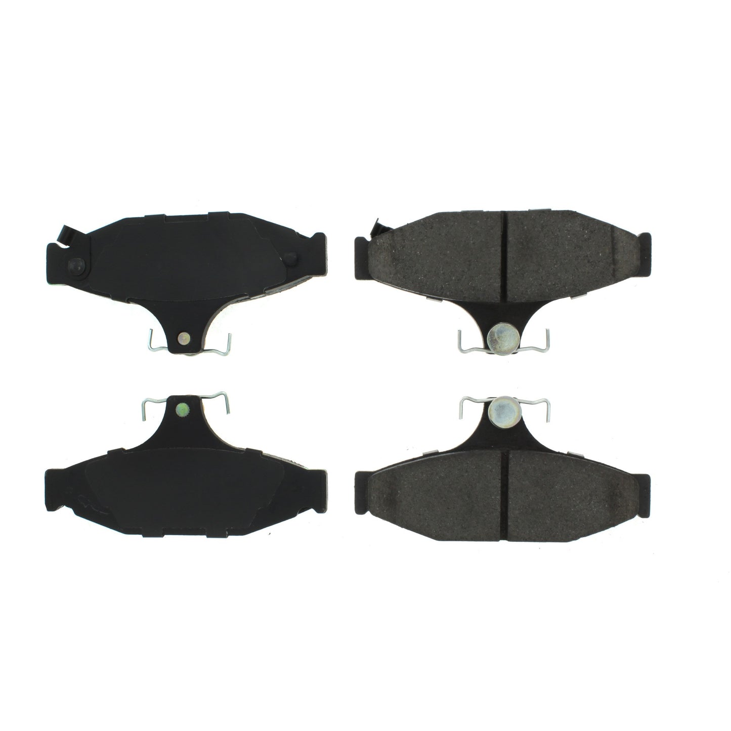 Centric Parts Disc Brake Pad Set Semi-Metallic with Shims for 1997-1985 Chevrolet Camaro 1996-1988 Corvette 1997-1988 Pontiac Firebird 102.04130
