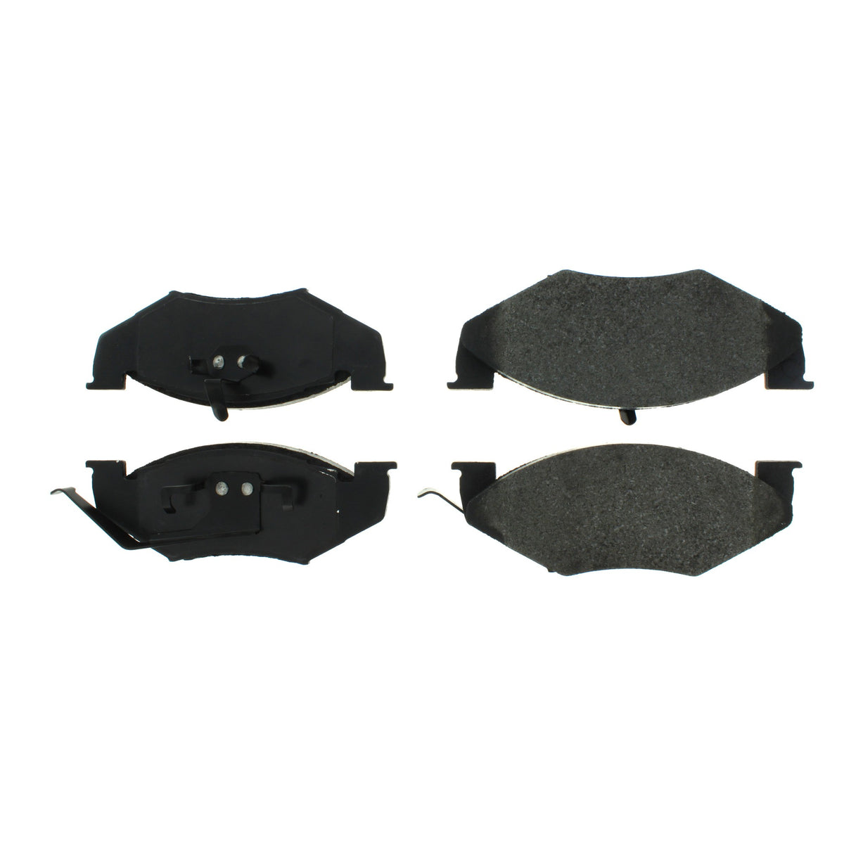 Centric Parts Disc Brake Pad Set Semi-Metallic with Shims for 1989-1990 Chrysler Daytona LeBaron Town & Country Dodge Caravan Grand Caravan Plymouth Voyager 102.04140