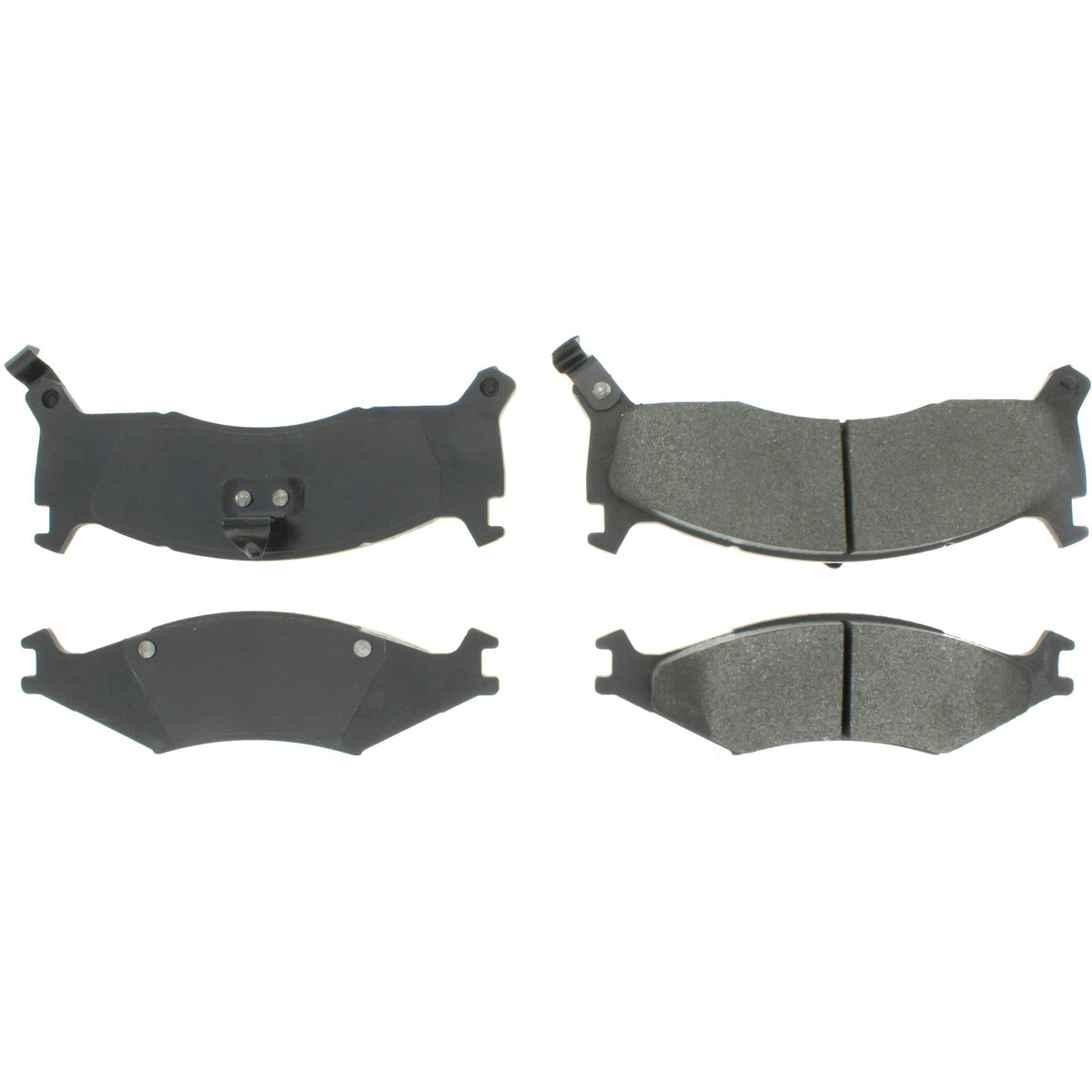 Centric Parts Disc Brake Pad Set Semi-Metallic with Shims for 1995-1997 Kia Sportage 102.06700