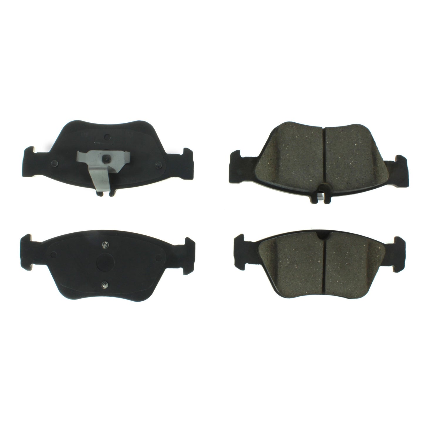 Centric Parts Disc Brake Pad Set Semi-Metallic with Shims for 1996-2000 Mercedes-Benz C230 C280 E300 SLK200 SLK230 102.07100