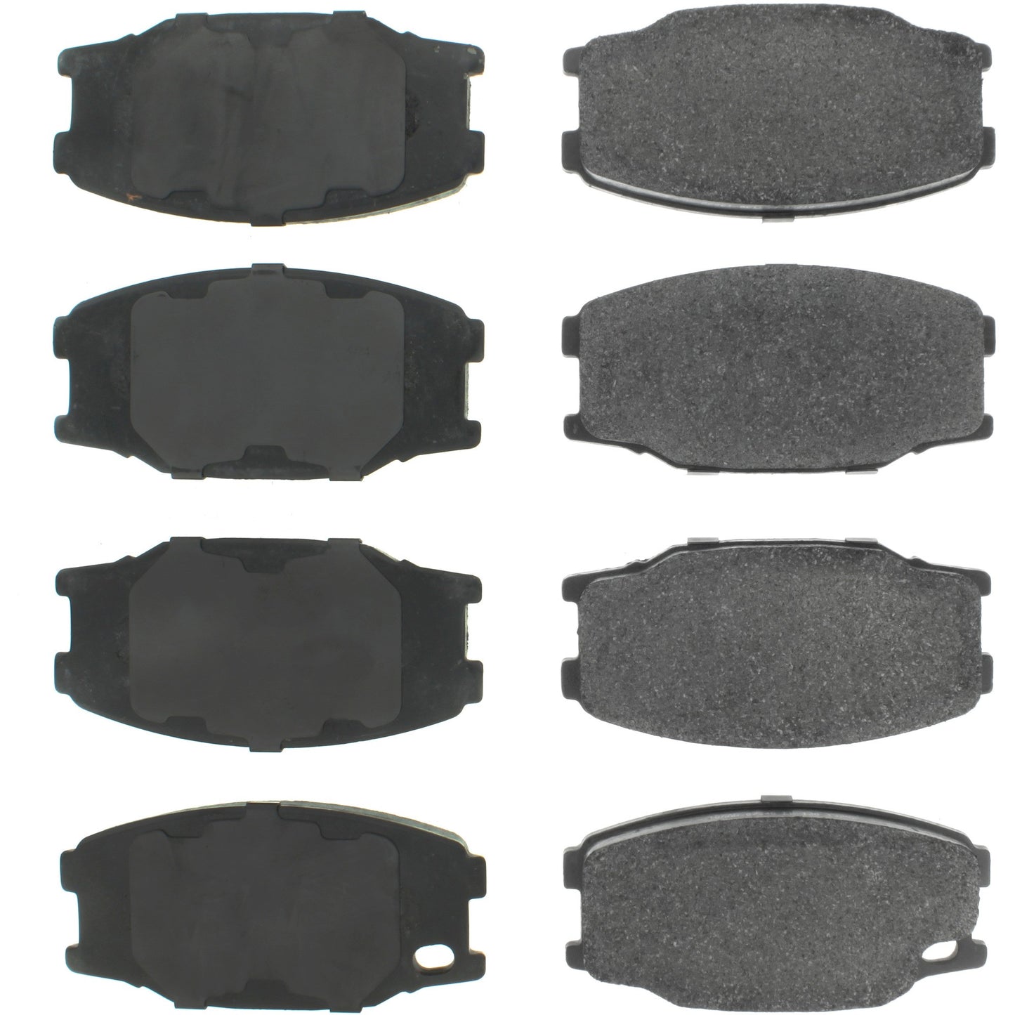 Centric Parts Disc Brake Pad Set C-Tek Semi-Metallic with Shims for 1995-2004 Mitsubishi Fuso FE 102.07340