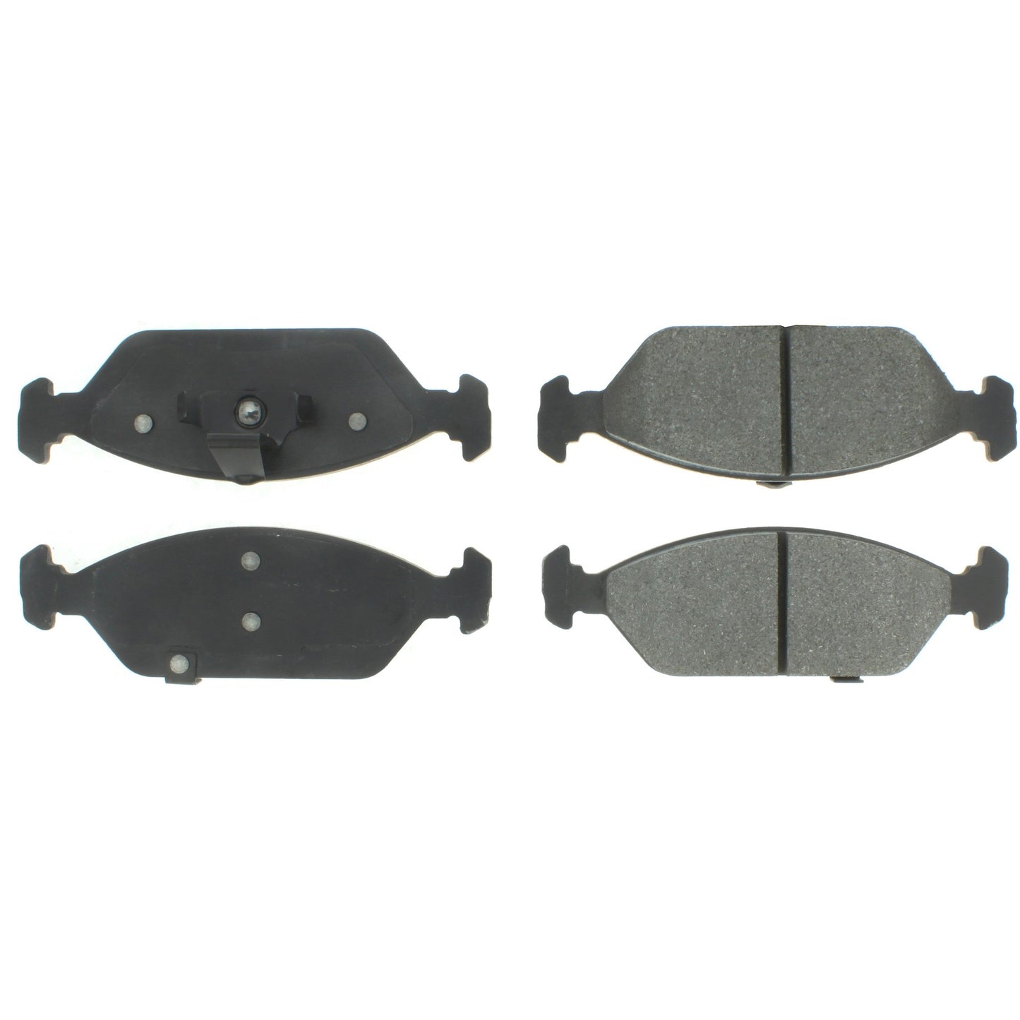 Centric Parts Disc Brake Pad Set Semi-Metallic with Noise Reduction 102.09250