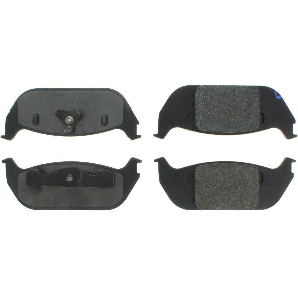 Centric Parts Disc Brake Pad Set with Semi-Metallic compounds 102.09520